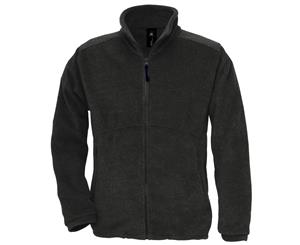 B&C Mens Icewalker+ Full Zip Fleece Top (Black) - RW3030