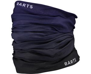 Barts Mens Multicol Dip Dye Pull Over Neckwarmer Scarf - Black