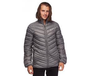 Bearpaw Men's Bozeman Quilted Jacket - Grey