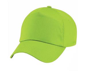 Beechfield Unisex Plain Original 5 Panel Baseball Cap (Lime Green) - PC2097