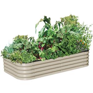 Birdies 2900 x 1500 x 400mm Paperbark 6 In 1 Raised Garden Bed