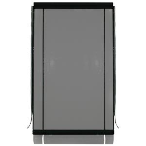 Bistro Blinds 0.75mm PVC Outdoor Blind - 2400mm x 2400mm Charcoal / Black