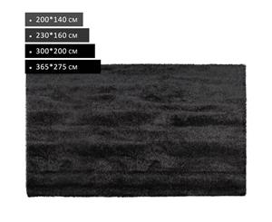 Black - Modern Stylish Soft Plush Shag Rug