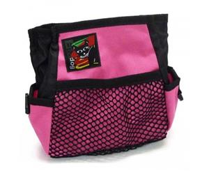 Black Dog Treat Tote - Regular With Belt [Colour Pink]