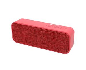 Bluetooth V2.1 +Edr Wireless Stereo Speaker Rechargeable Usb Tf Fm Red