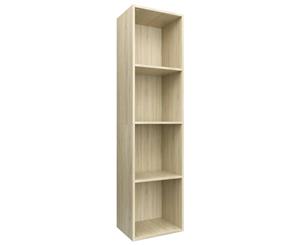 Book Cabinet/TV Cabinet Sonoma Oak Chipboard Living Room Home Organiser