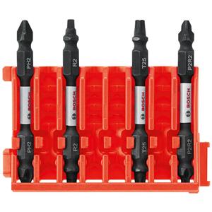 Bosch 65mm Impact Tough Modular Set Clip Variety Double-Ended 4pk 2610046109