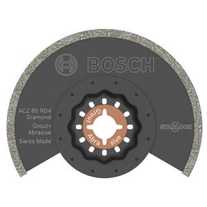 Bosch 85mm Diamond-Grit Multitool Segment Blade for Grout & Ceramics - Starlock - ACZ85RD4