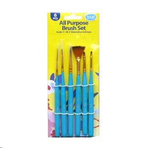 Boyle 6 Piece All Purpose Brush Set