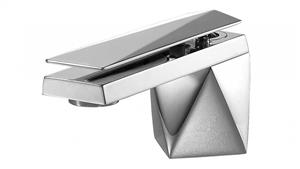 Bravat Diamond Low Rise Basin Mixer - Chrome