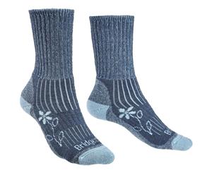 Bridgedale Womens Hike Midweight Merino Walking Socks - Blue