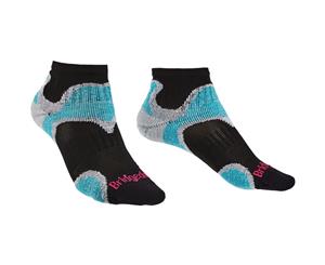 Bridgedale Womens Trail Sport Ultra Light Merino Cool Socks - Black