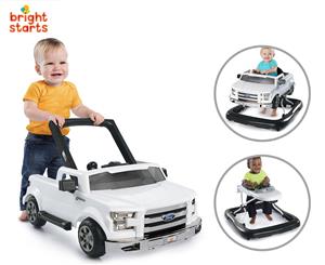 Bright Starts 3-In-1 Ford F-150 Baby Walker - Activity Toy