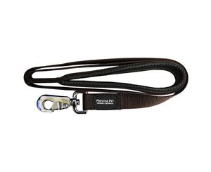 Brown Soft Padded Dog Lead - 25mm x 183cm (Prestige Pet Leash)