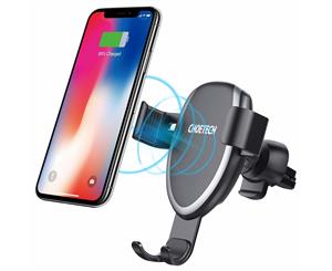 CHOETECH Gravity Air Vent Phone Holder 7.5W Fast Wireless Charging Car Mount