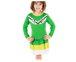 Canberra Raiders NRL Girls Long Sleeve Dress Sizes 2-6