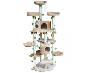 Cat Scratching Tree Scratcher Post 2.1m Beige