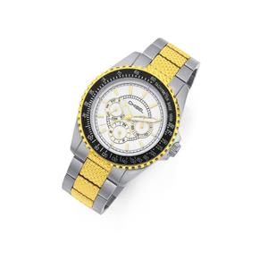 Chisel Mens Two Tone Multi Date Watch