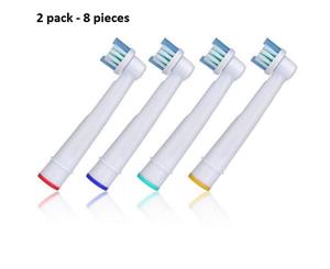 Compatible Toothbrush for Oral B - 2 pack - 8 Pieces