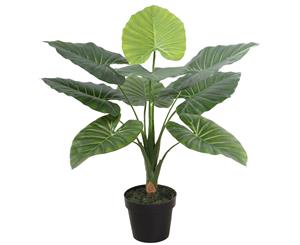 Cooper & Co. Artificial Taro Plant 60cm Home Decor Faux Plant in Pot Indoor