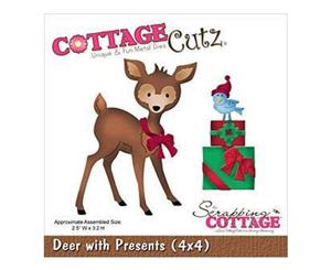 Cottagecutz Die Deer W/Presents