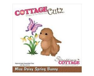 Cottagecutz Die Miss Daisy Spring Bunny 3.6In.X3.4In.