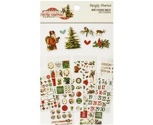 Country Christmas Mini Sticker Tablet 390/Pkg-