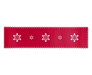 Country Club Snowflake Felt Table Runner