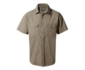 Craghoppers Mens Kiwi Short Sleeve Casual Shirt (Pebble) - RW343