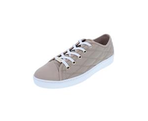 DKNY Womens Brayden Quilted Leather Fashion Sneakers