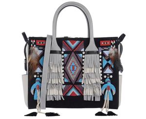 DSQUARED2 Aztec Beaded Tote Bag - Black/Multi