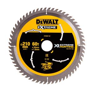 DeWALT 210mm 60T Extreme Runtime Circular Saw Blade