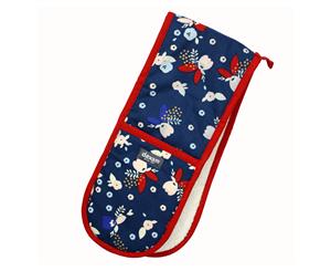 Dexam Bloom Double Oven Glove Indigo