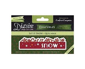 Die'sire Edge'ables Cutting & Embossing Die - Let It Snow