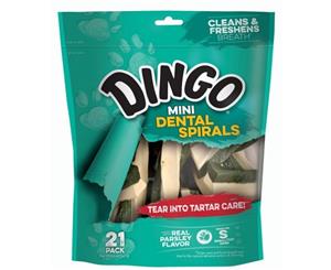 Dingo Dental Mini Spiral Dog Treats 147g