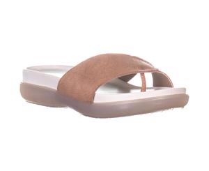 Donald J Pliner Hollie-08 Slip on Slide Flat Sandals Rose Gold