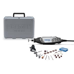 Dremel 3000-1/26 130W Corded Rotary Tool With 26 Piece Accessory Kit