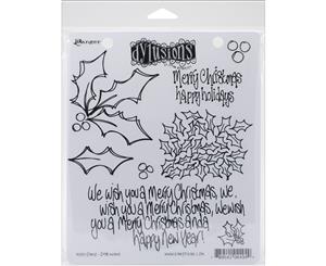 Dyan Reaveley's Dylusions Cling Stamp Collections 8.5&quotX7"-Holly Days