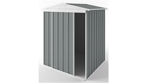 EasyShed S1515 Gable Slider Roof Garden Shed - Armour Grey