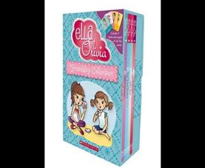 Ella and Olivia 4 Book Box Set with Go Fish Cards