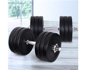 Everfit 35KG Dumbbell Set Weight Dumbbells Plates Home Gym Fitness Exercise