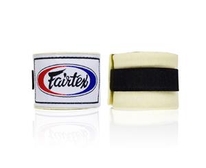 FAIRTEX-Elasticised Boxing Hand Wraps Muay Thai MMA 3M 120 Inch - Cream