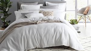 Fitzroy White Queen Quilt Cover Set