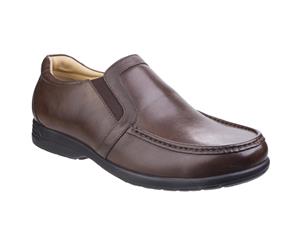 Fleet & Foster Mens Dual Fit Moccasins (Brown) - FS6105