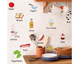 Food Decals The refrigerator Wall Sticker (Size70cm x 50cm)