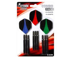 Formula Vision Combo Dart Flight and Shafts Pack