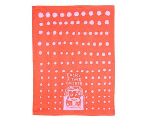 Fuck I Love Cheese Tea Towel