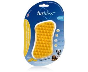 Furbliss Yellow Brush - Short Hair/Large Animal