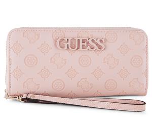 GUESS Kamryn SLG Large Zip Around Clutch - Blush