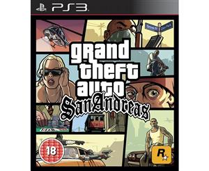 Grand Theft Auto San Andreas PS3 Game